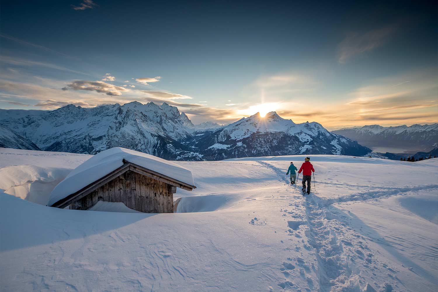 Winterwandern am Hasliberg